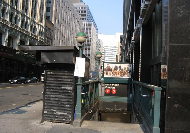 Park Place subway entrance
