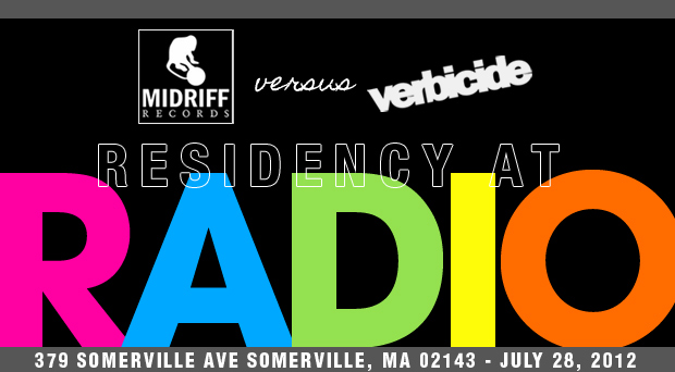 Midriff and Verbicide show at Radio, 7/28/12