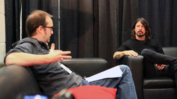 Dave Grohl interviewed for the documentary