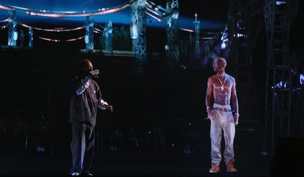 Tupac hologram at Coachella 2012 - Christopher Polk/Getty