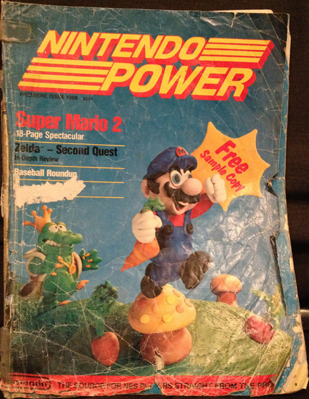 First issue of "Nintendo Power" in "gently used" condition