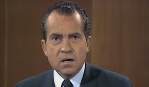 "Sock it to me": Richard Nixon on "Laugh-In"