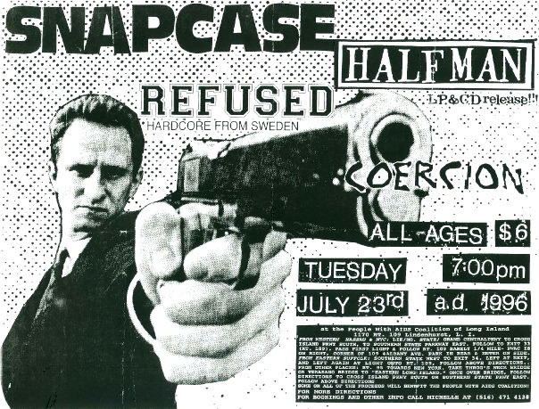 Snapcase, Refused, 1996 