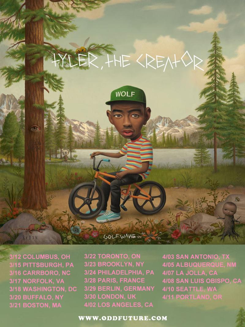 Tyler, the Creator tour dates 2013