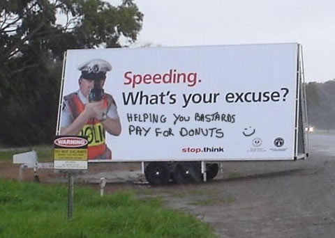 Speeding. What's Your Excuse?