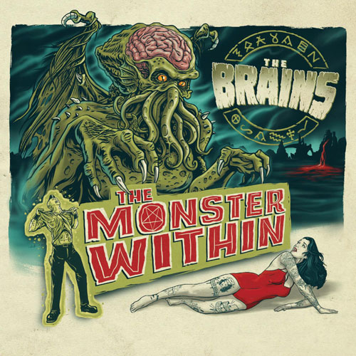 The Brains "The Monster Within" album cover