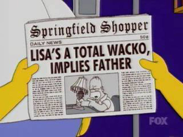 100 Funny Headlines From “the Simpsons”