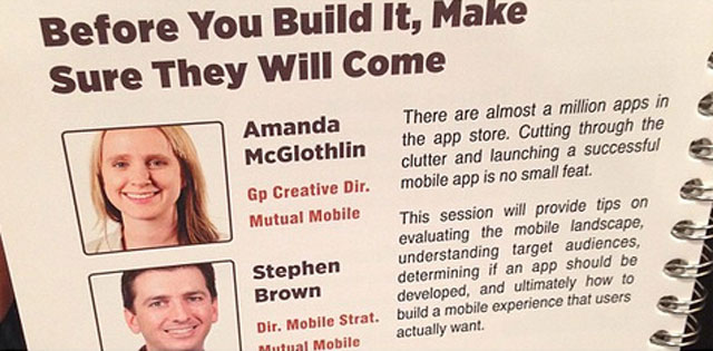 Amanda McGlothlin and Stephen Brown of Mutual Mobile