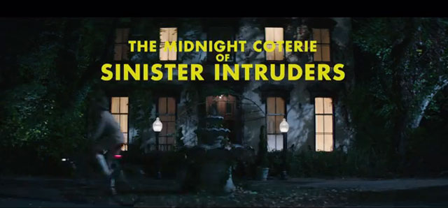 "The Midnight Coterie of Sinister Intruders" - Wes Anderson trailer from Saturday Night Live