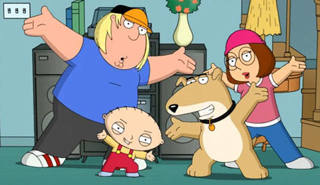 Vinny the dog on "Family Guy"