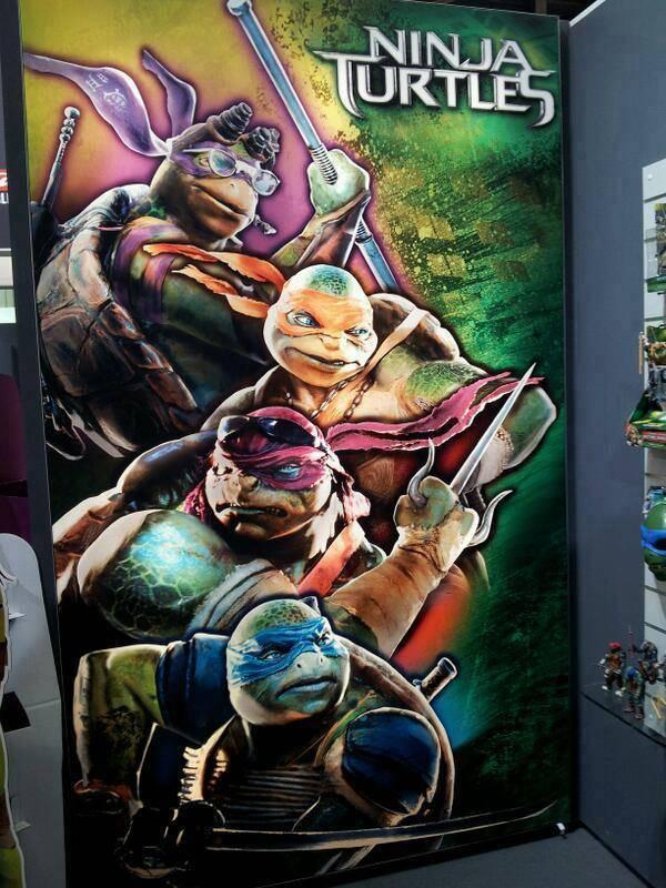 "Ninja Turtles" 2014 promo movie poster