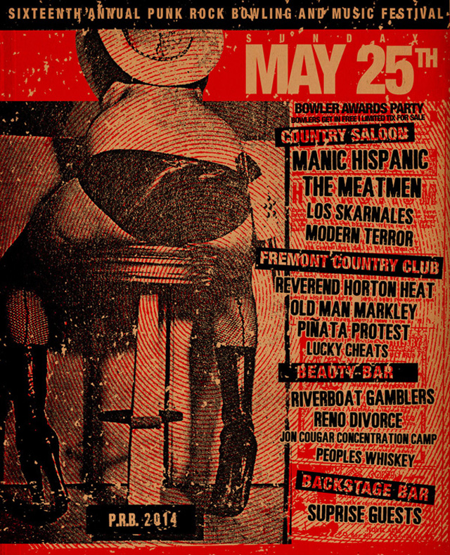 Punk Rock Bowling 2014 Club Shows for May 25th