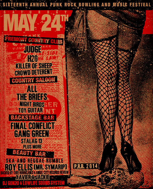 Punk Rock Bowling 2014 Club Shows for May 24th