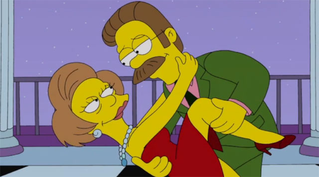 The Simpsons say goodbye to Edna Krabappel