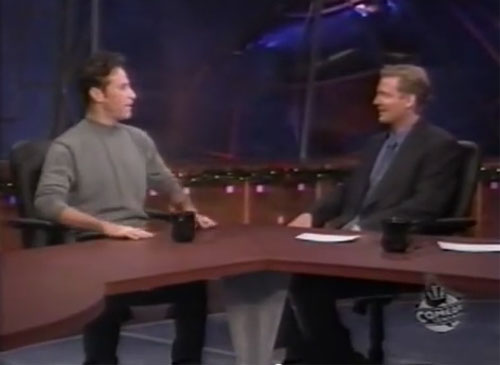 Craig Kilborn interviews Jon Stewart on "The Daily Show"
