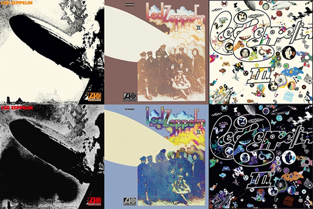 Led Zeppelin album covers