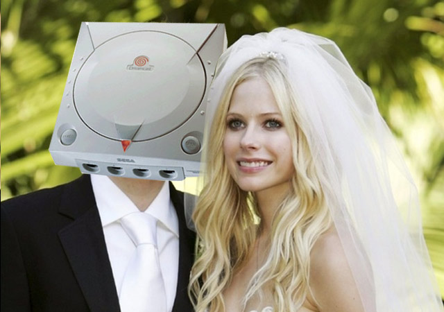 Avril Lavigne Marries a Sega Dreamcast