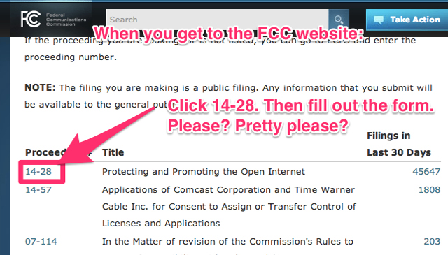 How to contact the FCC with comments regarding net neutrality