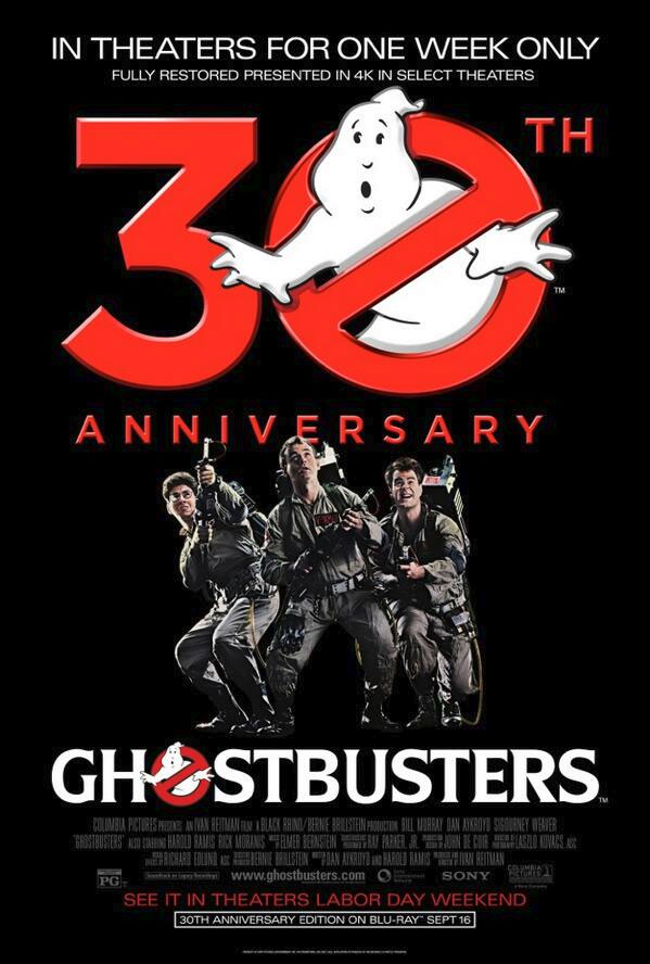 Ghostbusters 30th anniversary release poster 2014