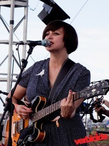 Camera Obscura play the Honda Bigfoot stage at the 2010 Sasquatch festival in George, Washington.