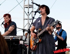 Camera Obscura play the Honda Bigfoot stage at the 2010 Sasquatch festival in George, Washington.