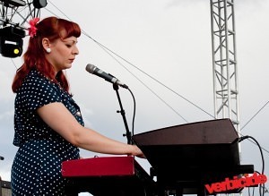 Camera Obscura play the Honda Bigfoot stage at the 2010 Sasquatch festival in George, Washington.