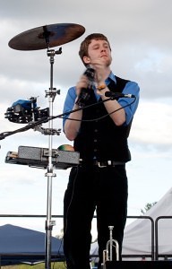 Camera Obscura play the Honda Bigfoot stage at the 2010 Sasquatch festival in George, Washington.