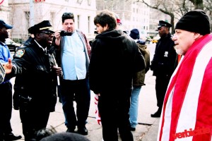 OWS Protest at Bloomberg's house
