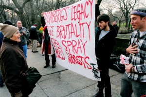 OWS Protest at Bloomberg's house