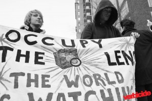 OWS Protest at Bloomberg's house