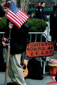 OWS Protest at Bloomberg's house