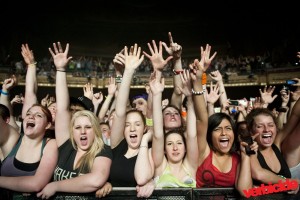 Steve Aoki fans at The Paramount