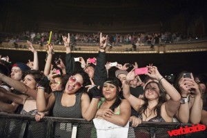 Steve Aoki fans at The Paramount