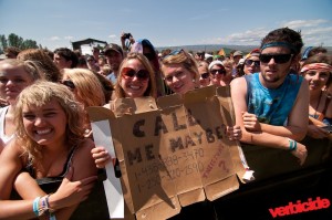 Ben Howard fans at Sasquatch