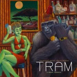 TRAM - Lingua Franca: Adrian and Ikey were my main friends in the Mars Volta Group. Adrian called me one day and asked me to do a cover for his new band, TRAM. These guys totally blow me away, together and separately. This one was really fun to paint! Especially the alien girl's body language.