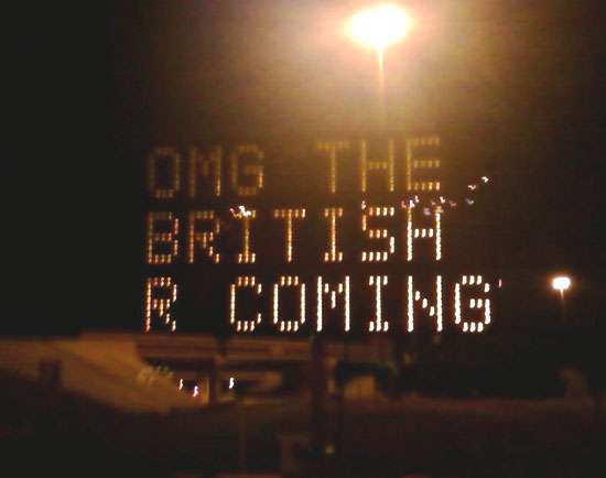 OMG the British Are Coming