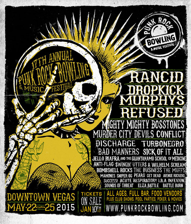 Punk Rock Bowling 2015 Festival Tickets On Sale January 10th