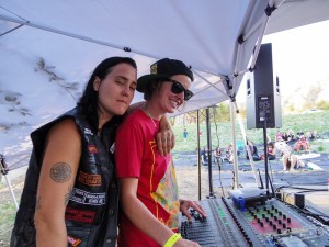 DJ Pony Mane and Lindsay Smith
