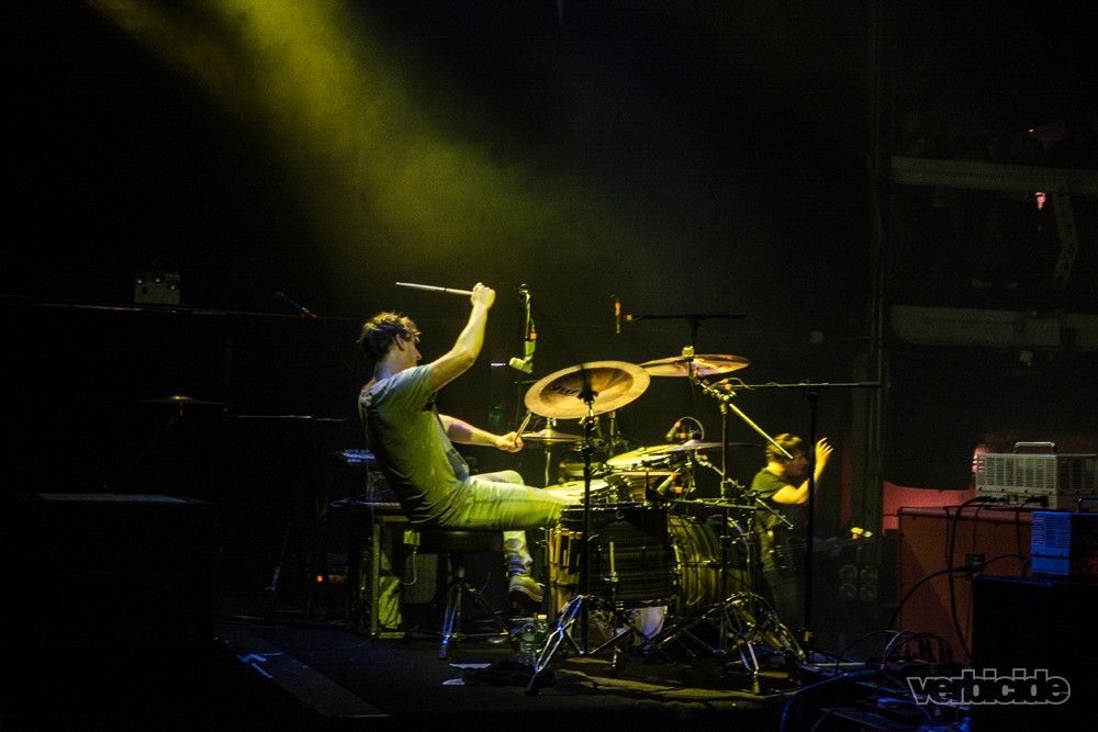 Dan holding it down on drums!